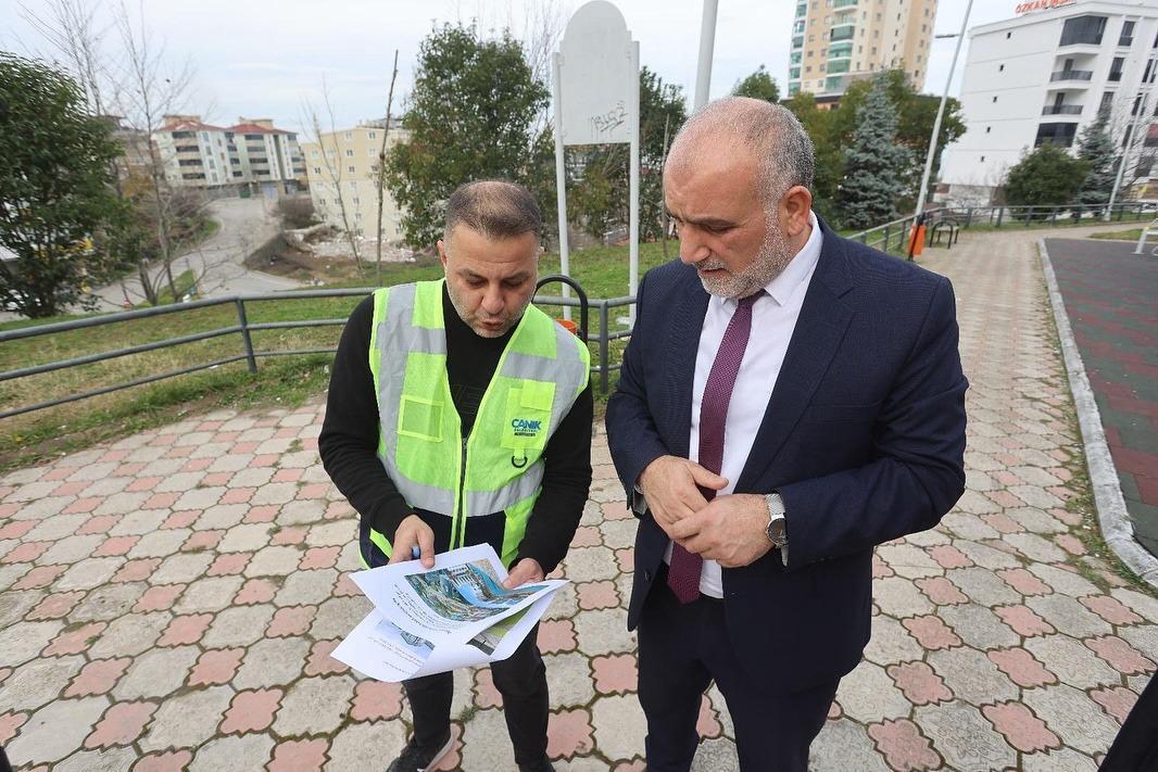 Canik'in Park ve Sokaklarına Modern Dokunuş