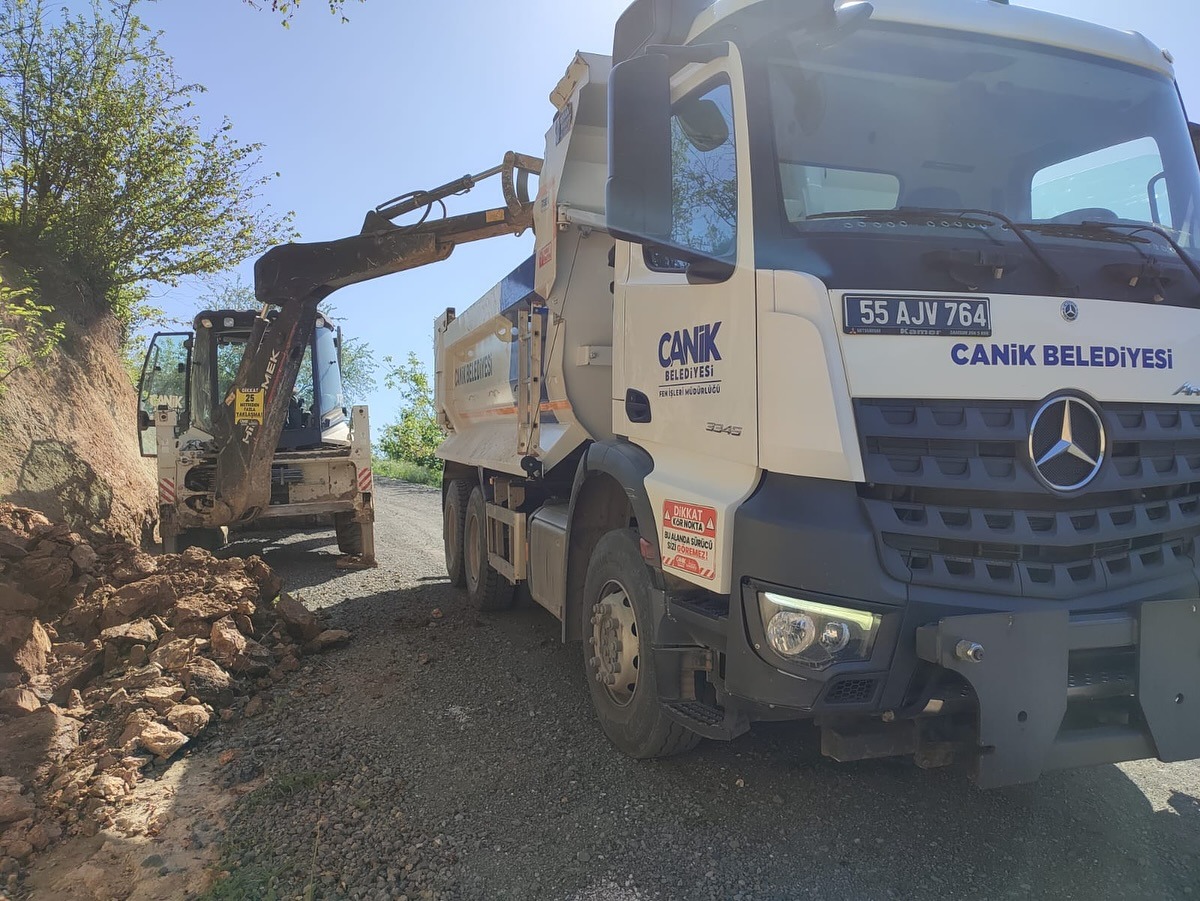 Canik'te Kırsalda Ulaşım Atağı